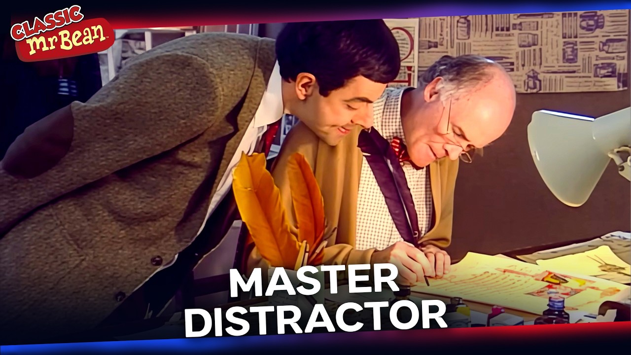 The Art of Annoying People at Work! | Classic Mr Bean