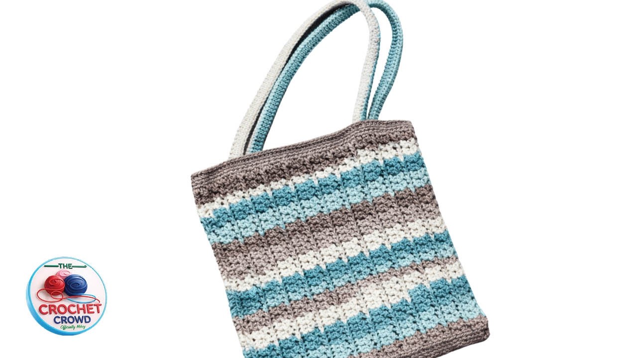 Crochet Easy V Bag | EASY | The Crochet Crowd