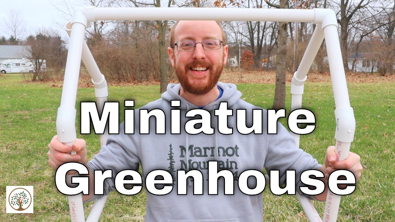 How to Build a PVC Cold Frame | Miniature PVC Greenhouse Frame
