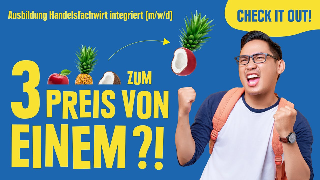 Check it out: Ausbildung zum Handelsfachwirt integriert (m/w/d)