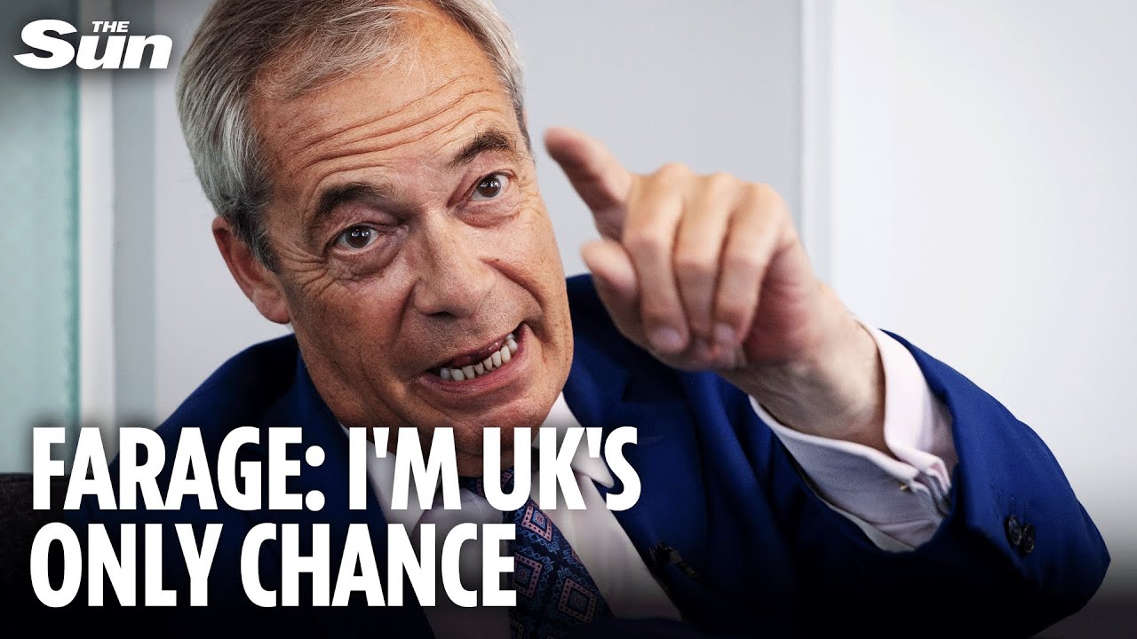Nigel Farage: 'I'm broken Britain's LAST chance & it's puppet Starmer's fault'