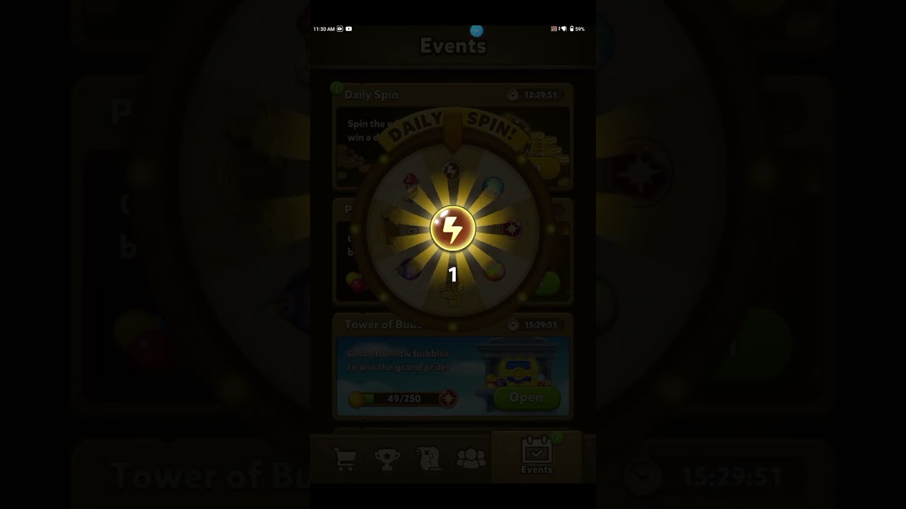 Bubble Pop Origin Spin 🎰 &times;1 ⚡ #games #bubblepop #shorts