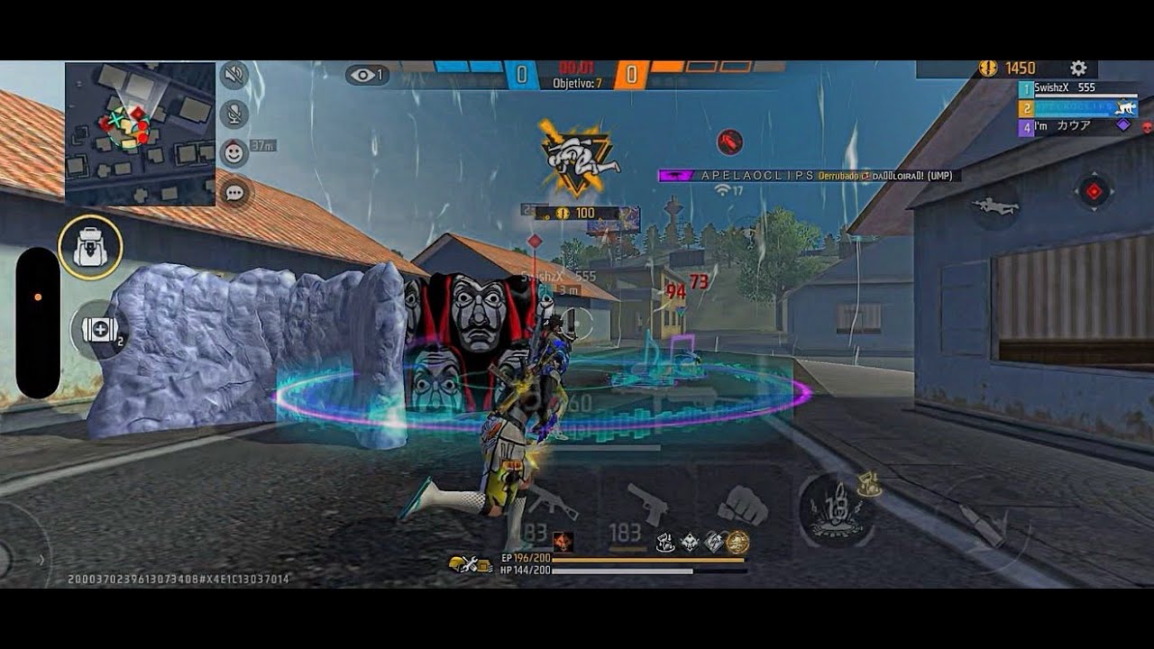 HIGHLIGHTS EM 4x4 APOSTADO! 🥷🏄🏽‍♂️ IPHONE 17 PRO MAX Free fire 