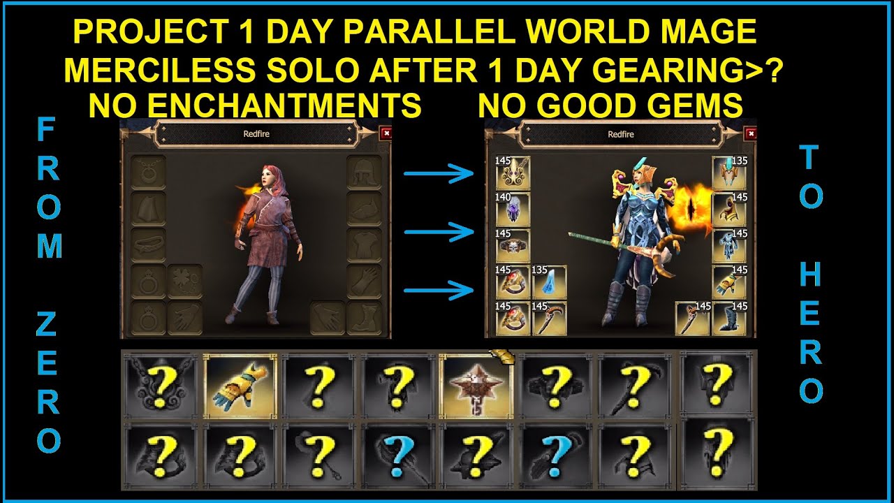 Drakensang Online - Guide for Newbies Mage Gearing Up from ZERO for 1 day in Parallel World?