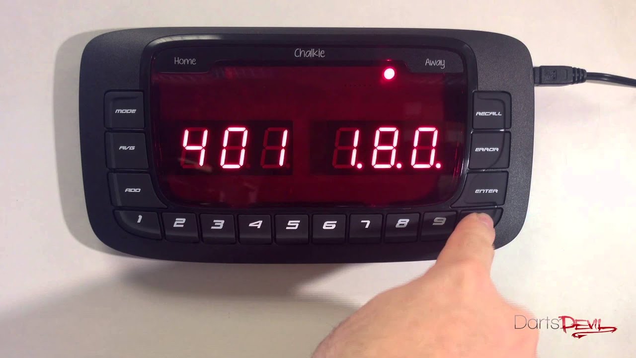 Dartsdevil Chalkie Electronic Darts Scorer
