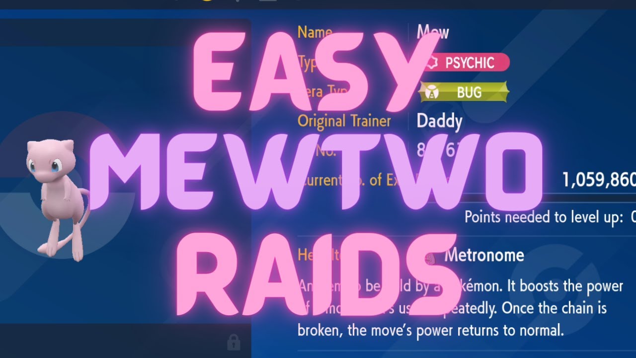 Beat Mewtwo Raids EASILY With THIS Mew Build! | Tutorials
