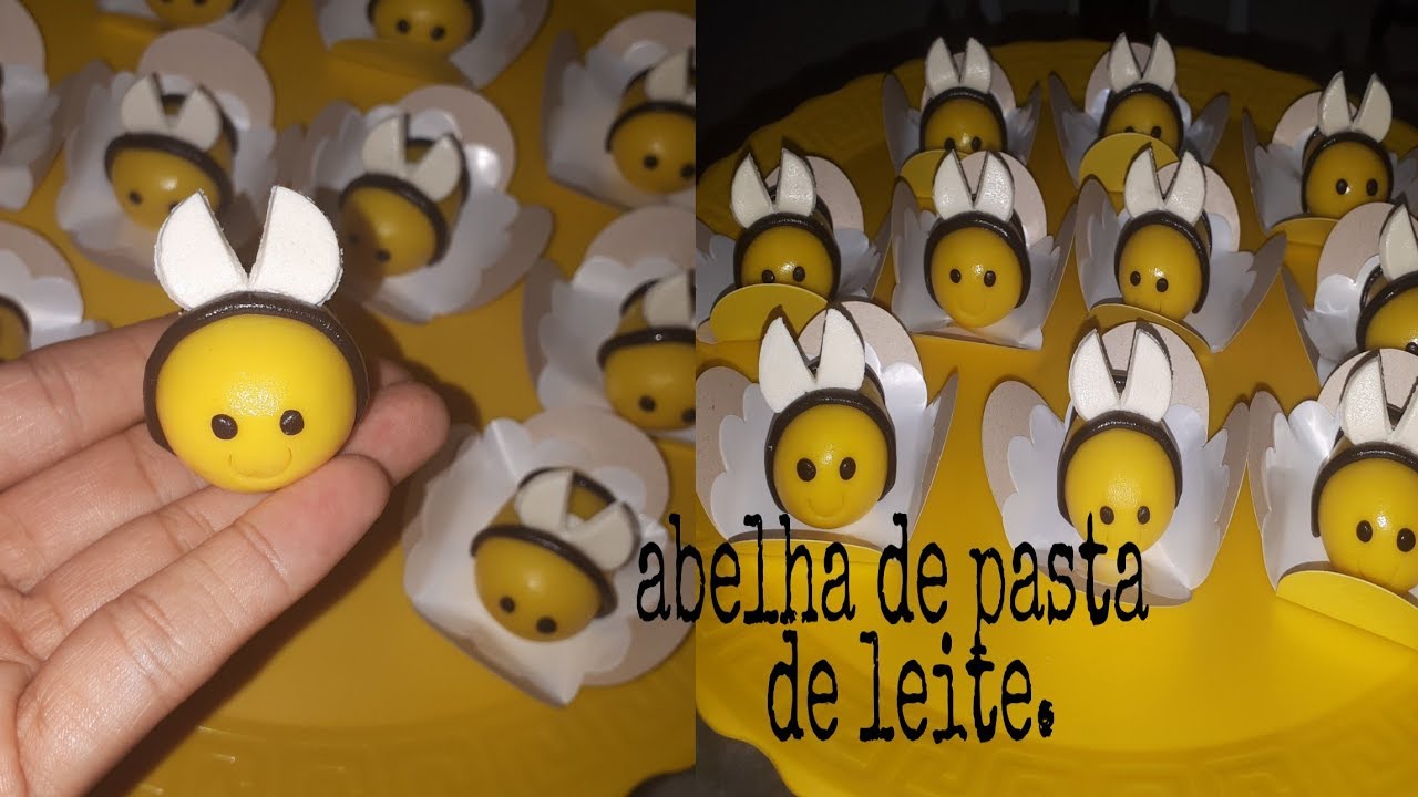 ABELHINHA DE PASTA DE LEITE♡