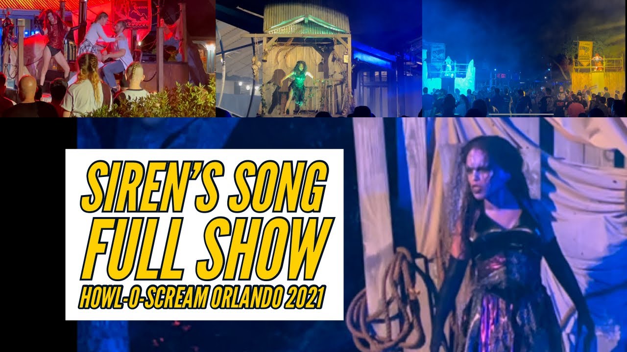 Siren’s Song FULL SHOW - Howl-O-Scream SeaWorld Orlando 2021