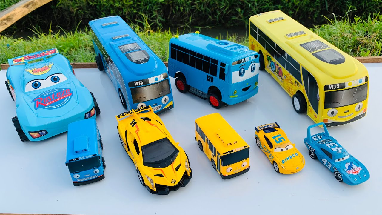 Mobil Mobilan Truk Oleng, Mobil Truk Molen, Mobil Balap, Truk Pasir, Mobil Roket, Damkar, Tayo #3098
