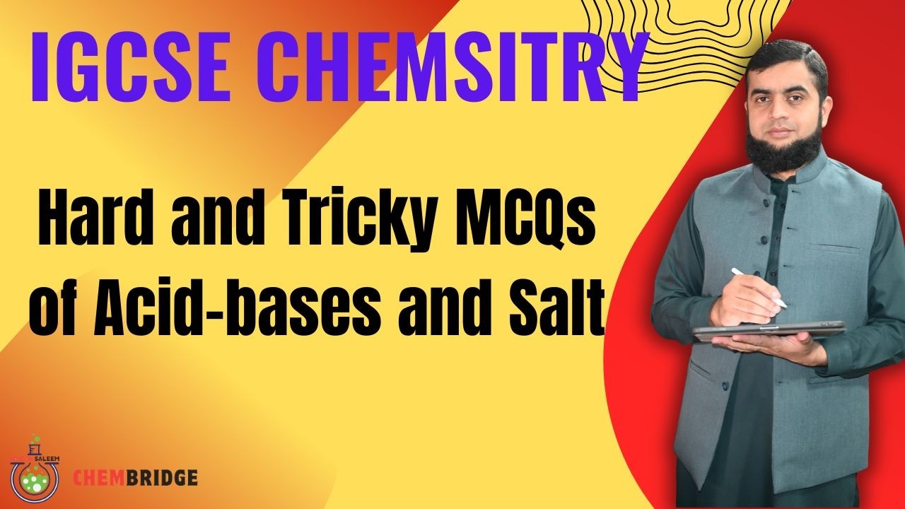 Most Difficult Acid–Base & Salt Questions Explained Step-by-Step.