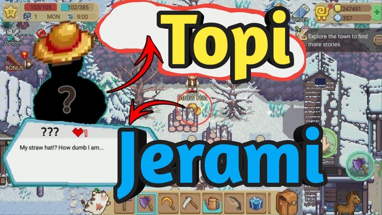 Topi Jerami - Harvest Town