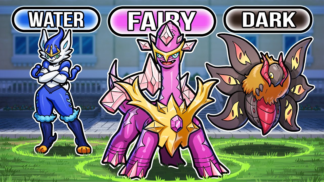 Choose Your Starter Pokemon, But ALL TYPES are OPPOSITE!