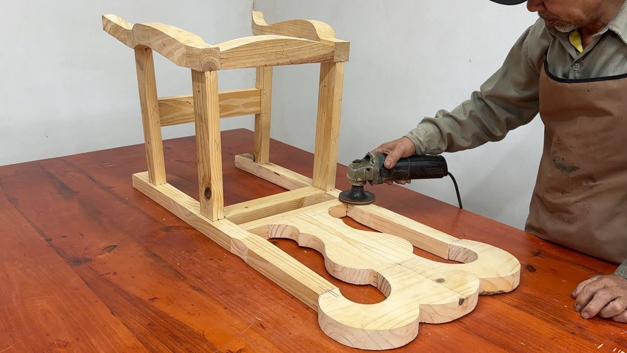 Shocking Woodworking Design Ideas - Instructions Step by Step Building A Work Chair From Ash Wood