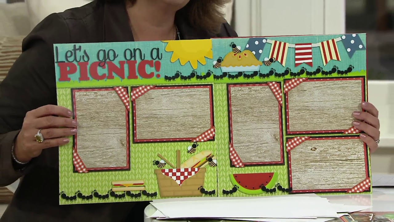 EZ Scrapbooks All Seasons Holiday 28 Piece Paper Collection on QVC