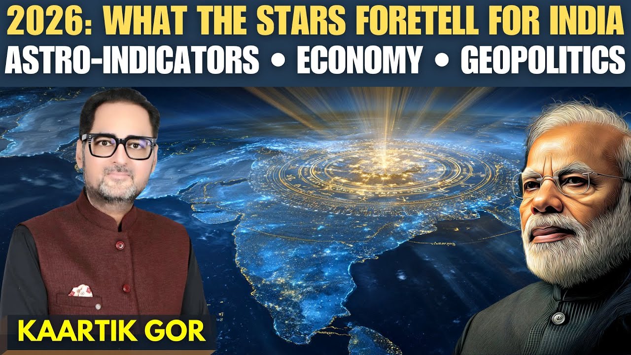 What Do the Stars Foretell for India in 2026? Growth, Leadership & Destiny • Kaartik Gor