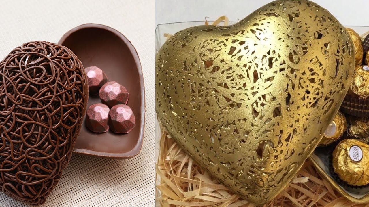 COMO FAZER CORAÇÃO RENDADO DE CHOCOLATE | @Alexandrealarcao