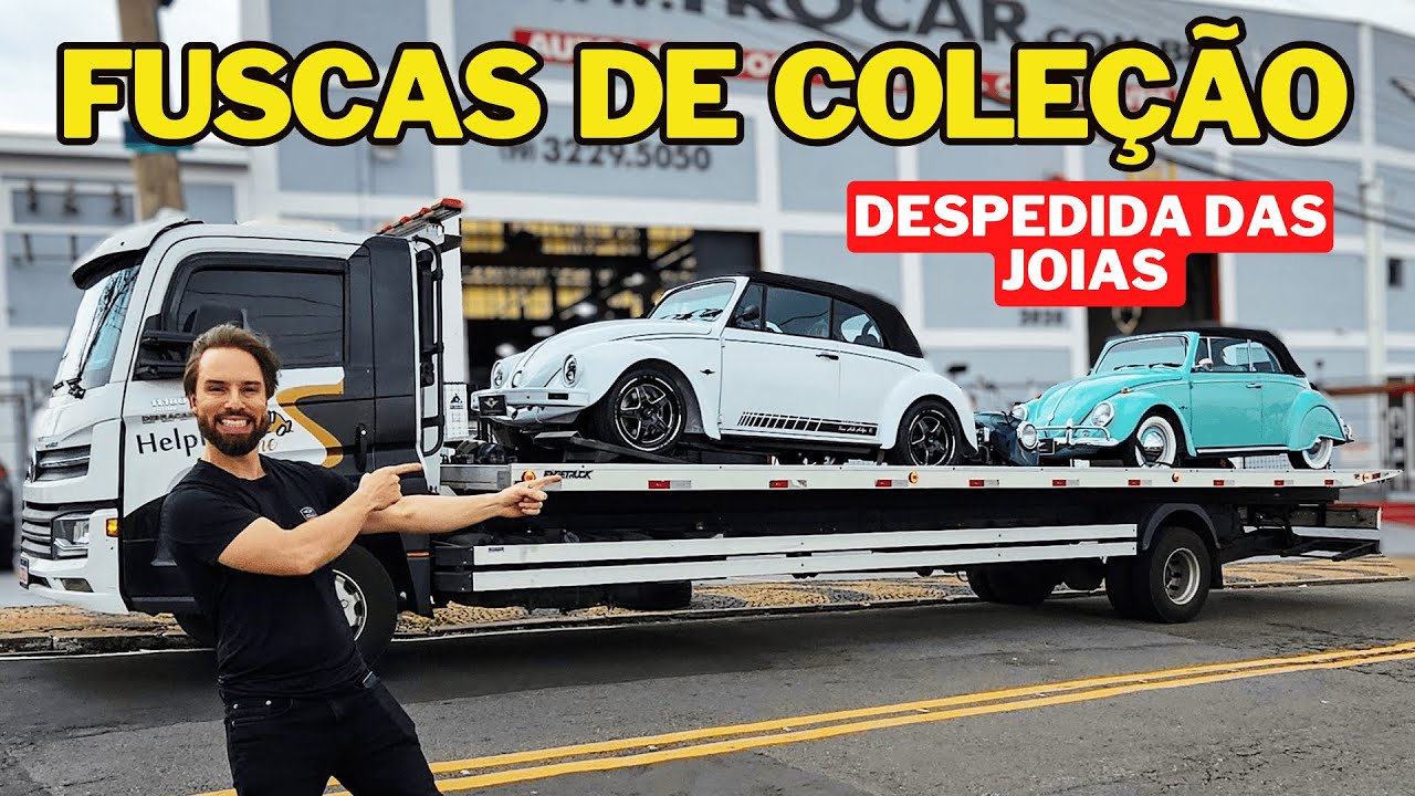 O Cliente comprou 2 Fuscas com 2 Estilos diferentes! Um 1964  e um 1977 — Qual você prefere?