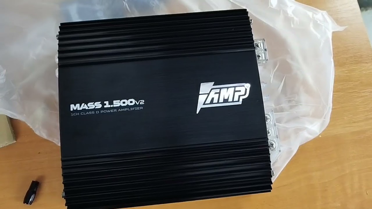 Распаковка и установка AMP MASS  1.500