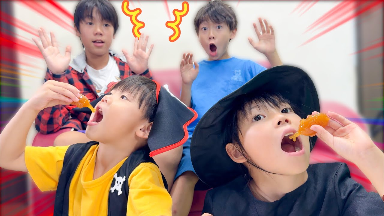 もしも突然カブトムシのサナギそっくりなお菓子を食べ出したら・・・
