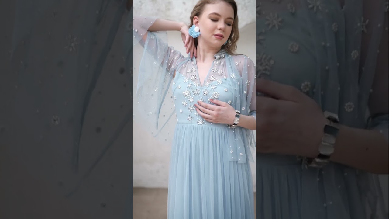Powder Blue Gown &ndash; Quiet Luxury, Timeless Elegance, Modern Couture | Edition II