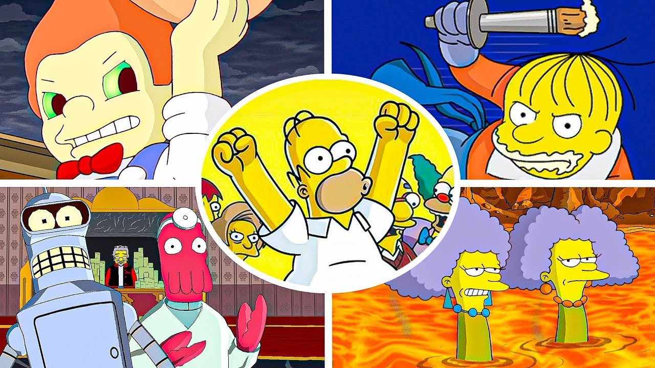 [FR] Les Simpson Le Jeu - Tous les boss / All bosses