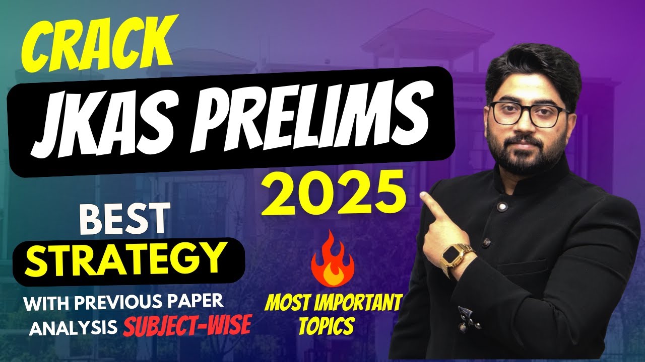 🚨 JKAS 2025 Notification OUT | Clear JKAS in JUST 4 Months 🔥 Best Strategy