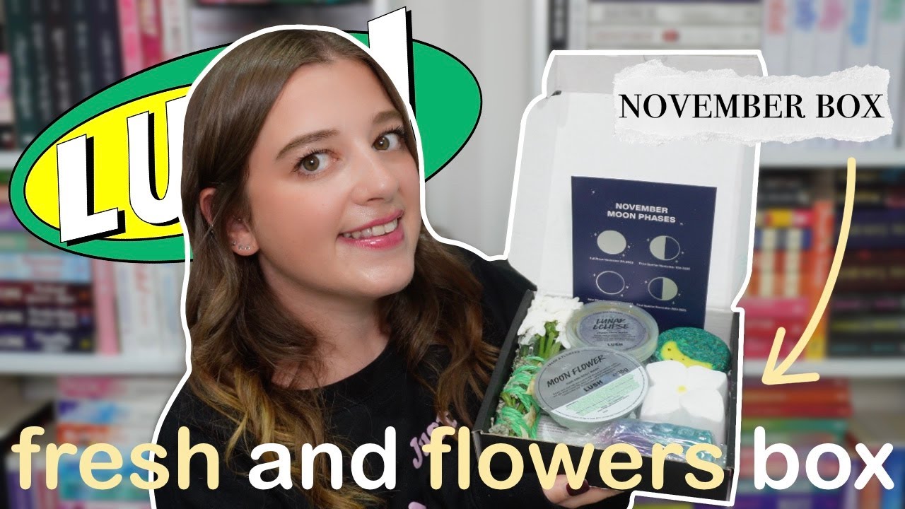 Распаковка коробки LUSH FRESH AND FLOWERS и первые впечатления 🕊☁️☕️ Ноябрь 2025 • Мелоди Коллис