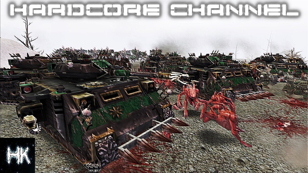 Warhammer 40 000 Soulstorm No Limit Mod RT - 1v3 Chaos vs SM Предел возможного