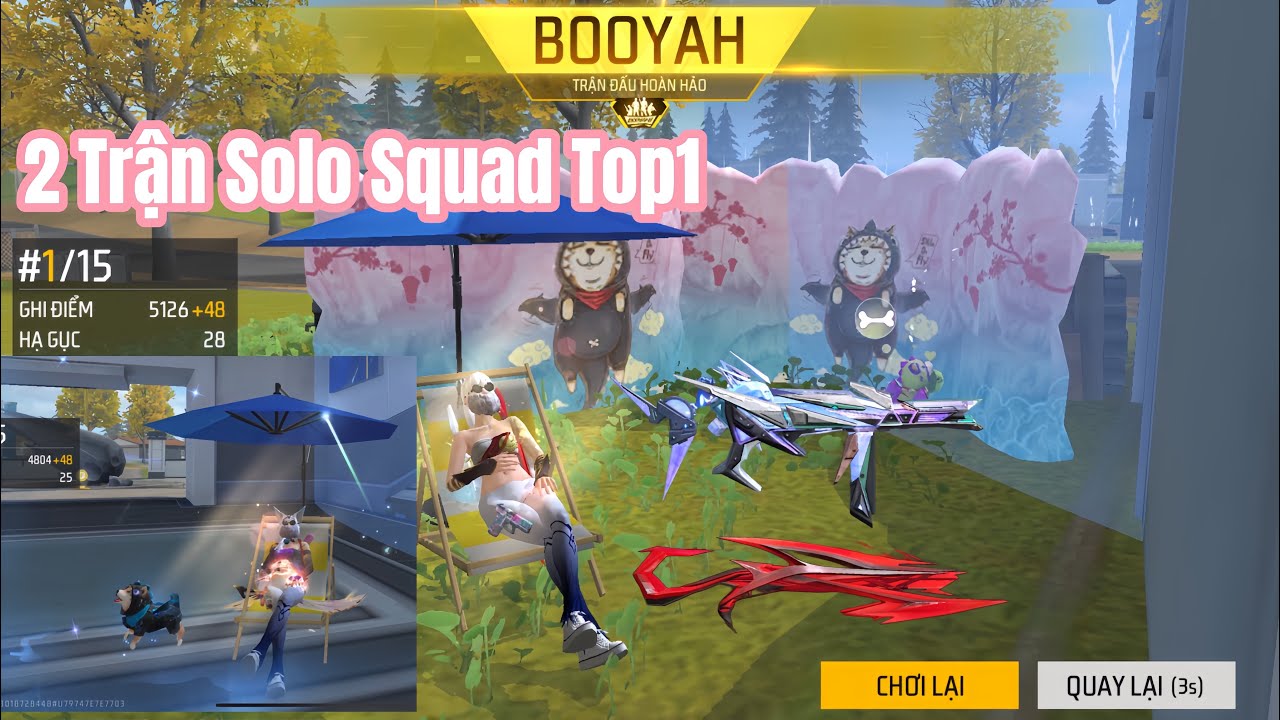 2 Trận Solo Squad Top1 28kill Và 25Kill Mãn Nhãn !