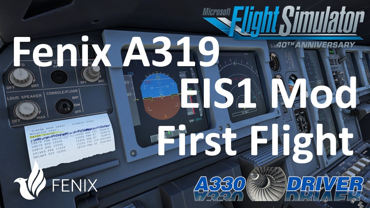Fenix A319 EIS1 Mod | Frankfurt - D&uuml;sseldorf | Real Airbus Pilot