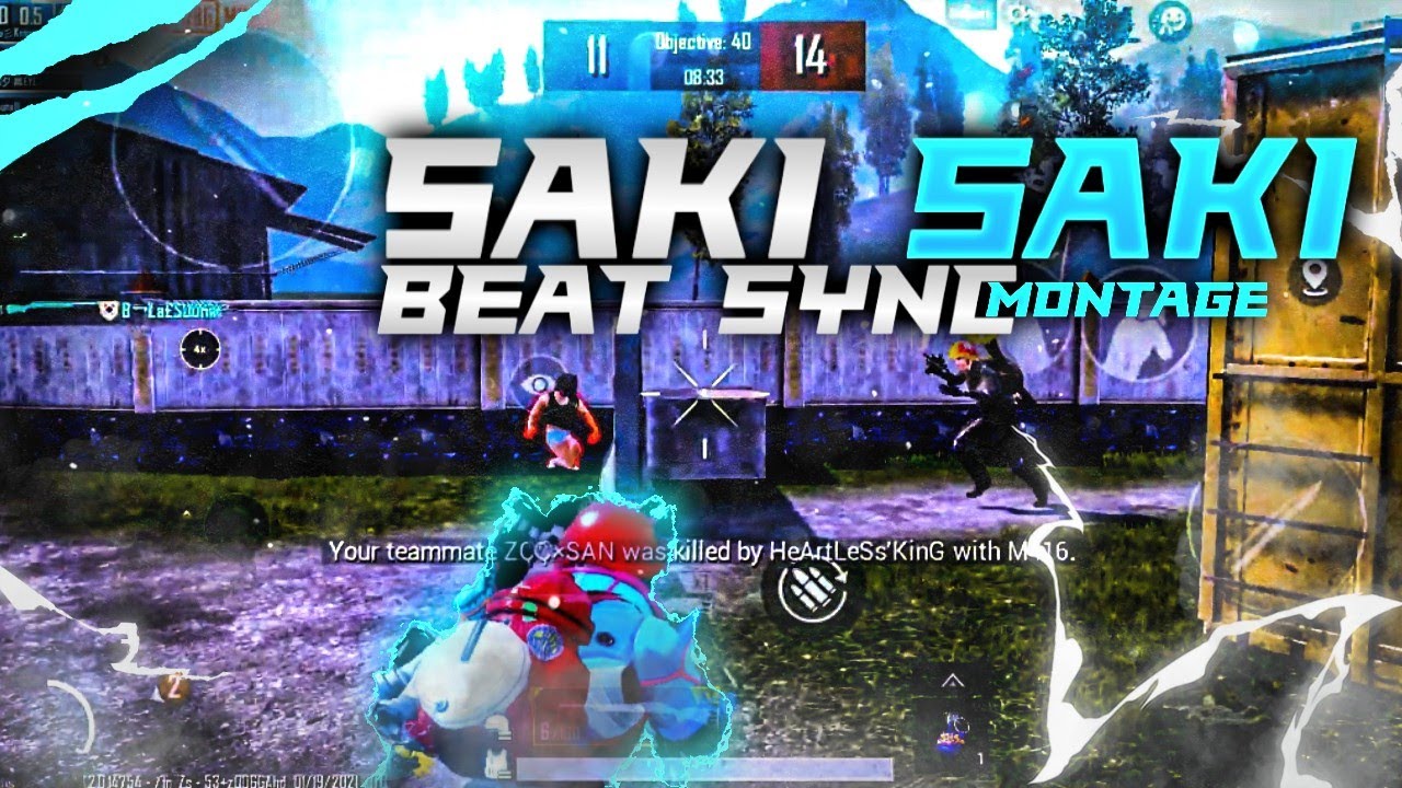 Saki Saki - Beat Sync Montage || Hindi Song Pubg Montage || Fist Montage || Collab With @Clasho