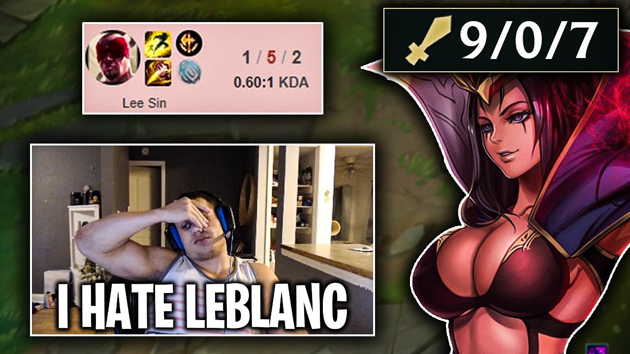 Demoting Tyler1 back to Diamond 2 with a perfect Leblanc performance