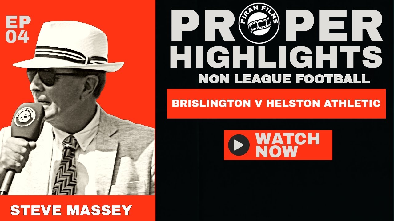 NON LEAGUE FOOTBALL: BRISLINGTON FC V HELSTON ATHLETIC
