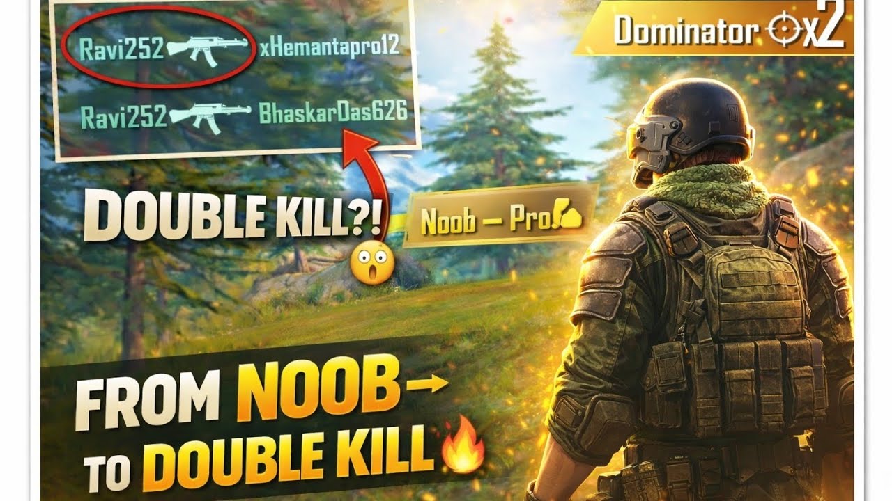 From Noob to DOUBLE KILL 😳 Ranked Livik Clutch | BGMI Improvement Gameplay 🔥