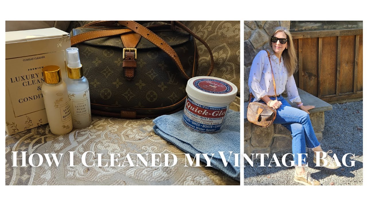 КАК Я ПОЧИСТИЛА СВОЮ ВИНТАЖНУЮ СУМКУ LOUIS VUITTON!! | ЗНАКОМЬТЕСЬ С ПЕНЕЛОПОЙ | Продукты и метод...