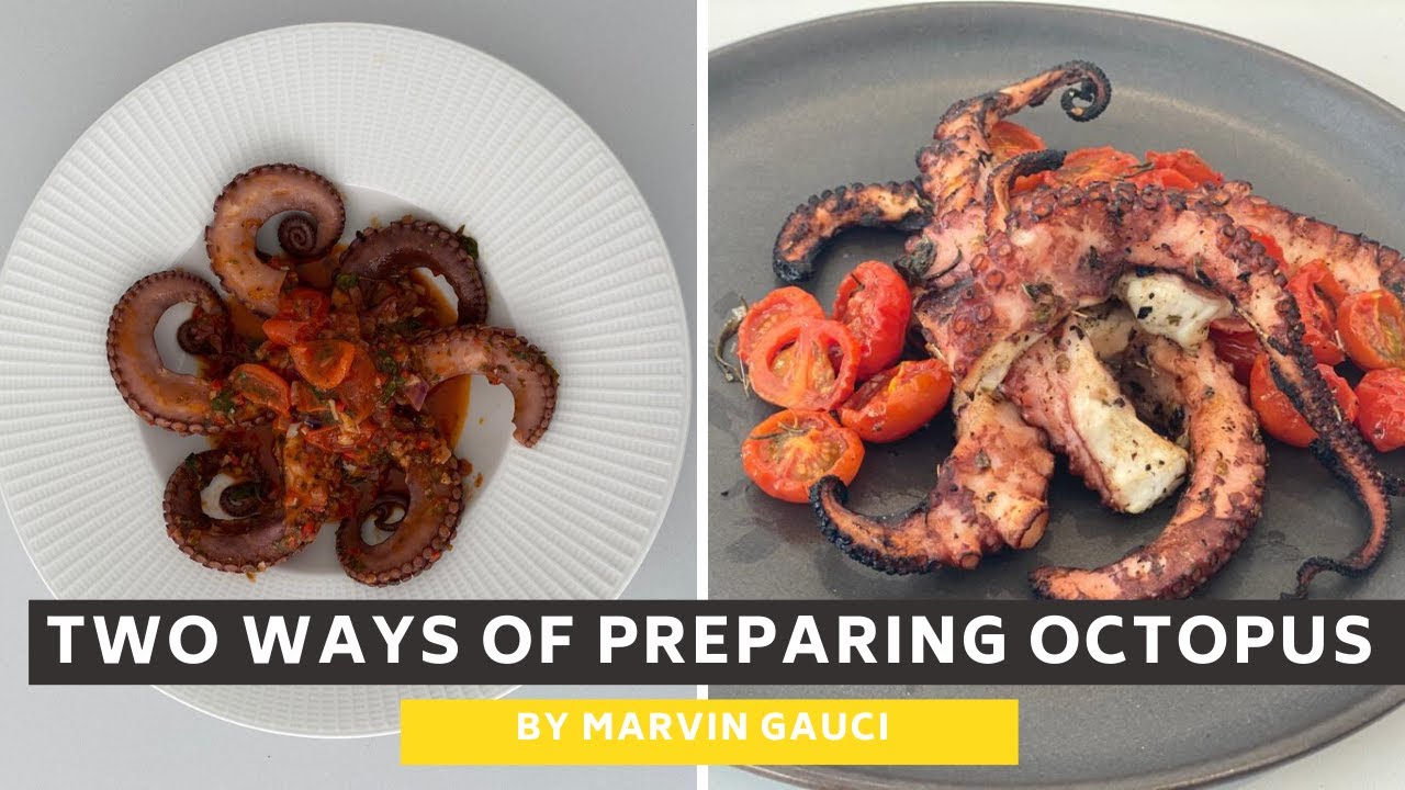 Easy Octopus Recipe at Home • How to Pan Stew Octopus • How to Grill Octopus