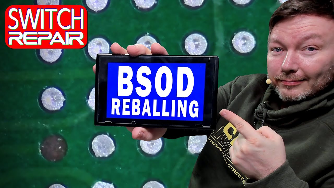 Switch APU SoC Reballing Leiterbahnen Wiederherstellung Reparatur | PCB Solder Berlin
