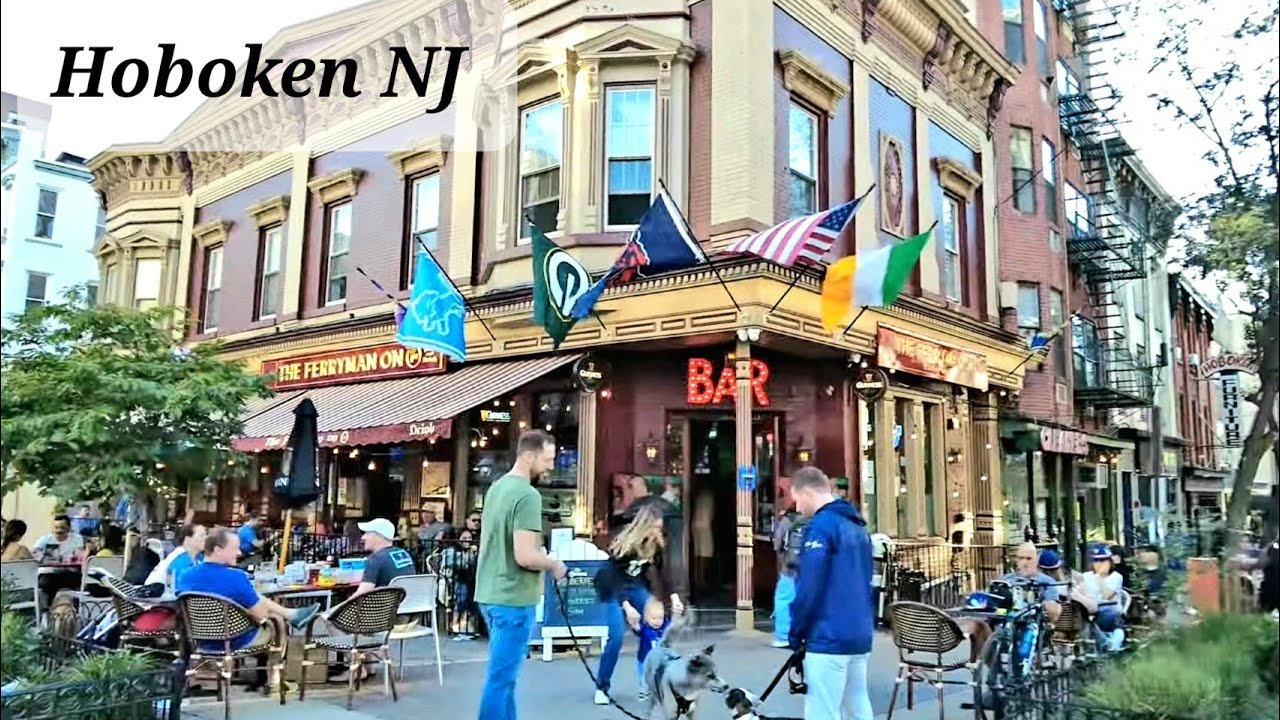 Beautiful Sunday Afternoon Walk in Hoboken [4K]