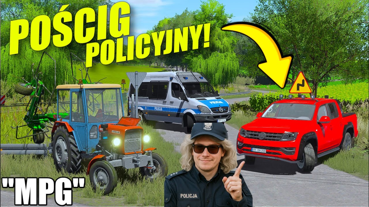 🔥Pościg za AMOROKIEM!🚨 Brawurowy POŚCIG POLICYJNY po Koloni!😱 #MPG