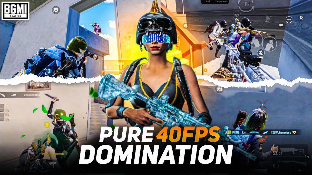 PURE 40FPS DOMINATION 🦅 | INDIA'S NO 1 40FPS PLAYER | BGMI - PUBG |