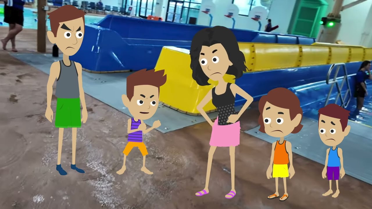 Mitchell misbehaves at Great Wolf Lodge