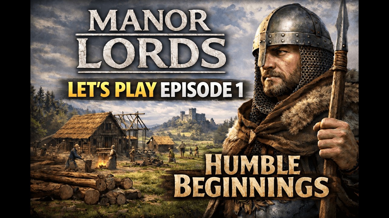 Manor Lords - Let's Play Ep1 [Humble Beginnings]