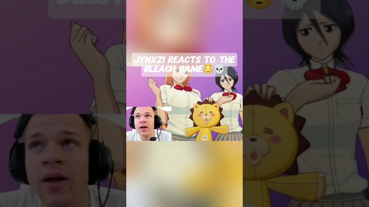Jynxzi reacts to bleach game 😳💀 