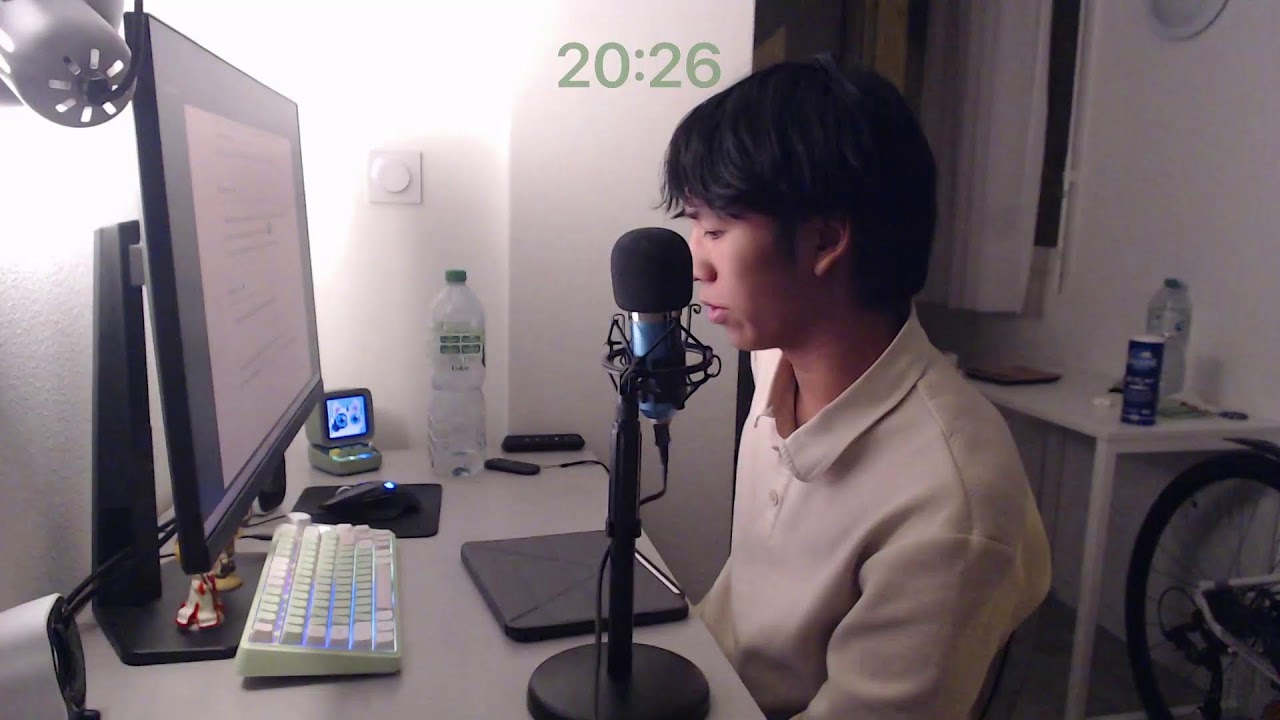 study with me live pomodoro | 3 hours