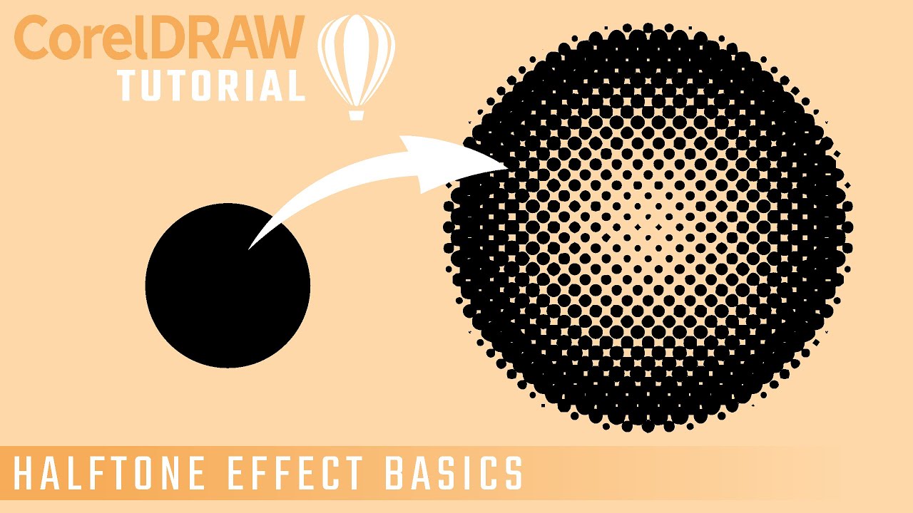 Halftone Effect Tutorial in CorelDraw | CorelDraw Tutorial | How to Create Halftone Effect CorelDraw