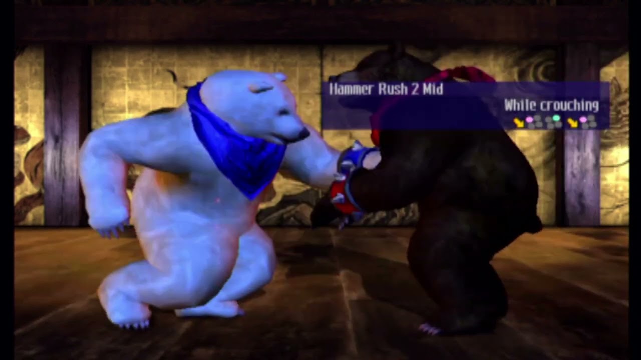 Tekken tag tournament kuma command list