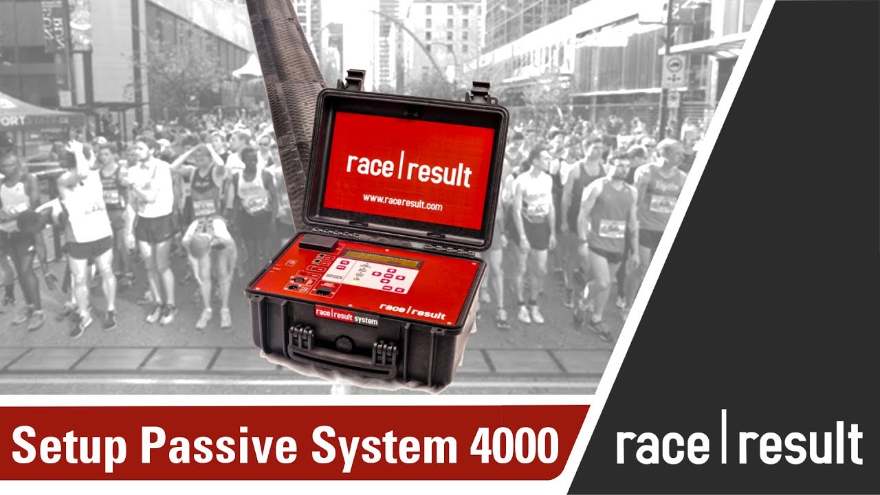 Setup of the race result Passive System 4000 series
