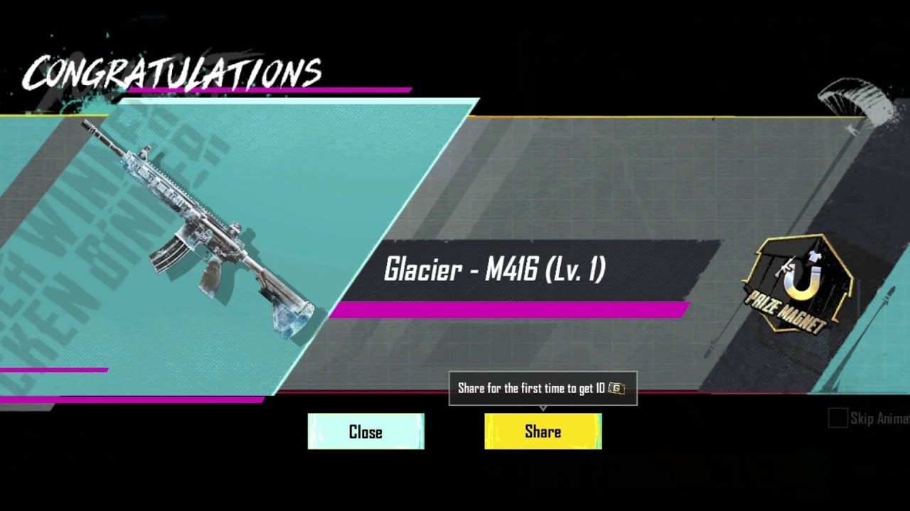 Finally Finally got M416 Glacier after 6 years of opening classic crate.And Other more Special gifts