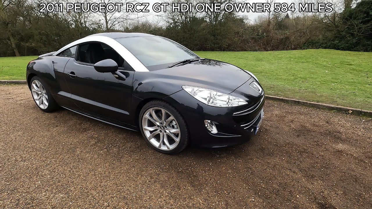 2011 PEUGEOT RCZ GT HDI ONE OWNER 584 MILES