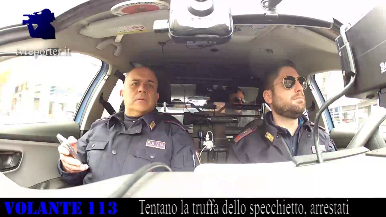 Tentano la truffa dello specchietto, arrestati #VOLANTE113